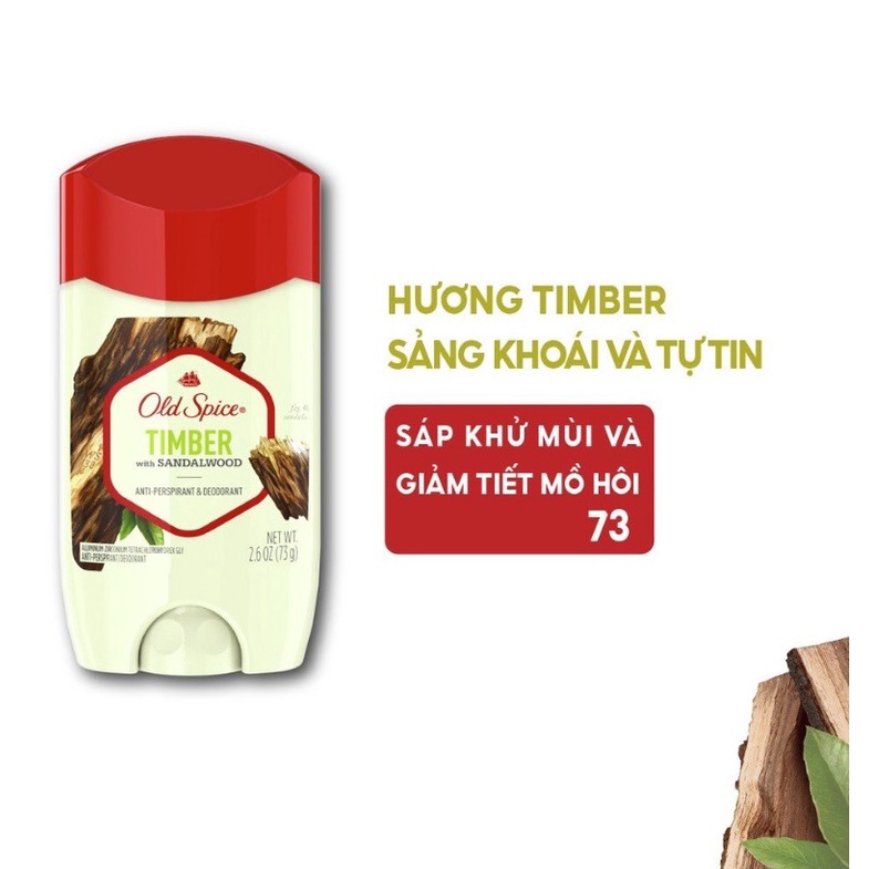 Lăn Khử Mùi Old Spice USA 85g/73g (Nhiều Mùi Hương)