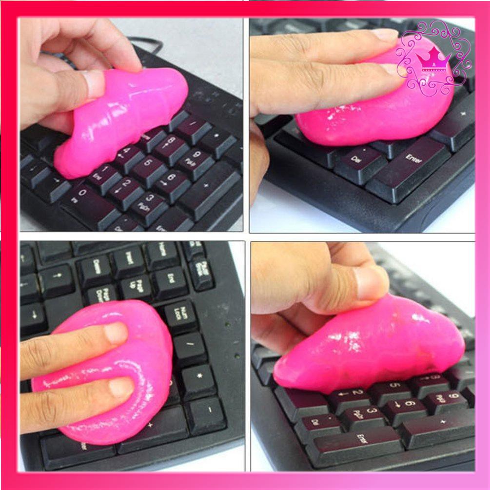 1 Miếng Gel dẻo làm sạch vệ sinh ô tô, bàn phím, điện thoại, bụi bẩn, laptop