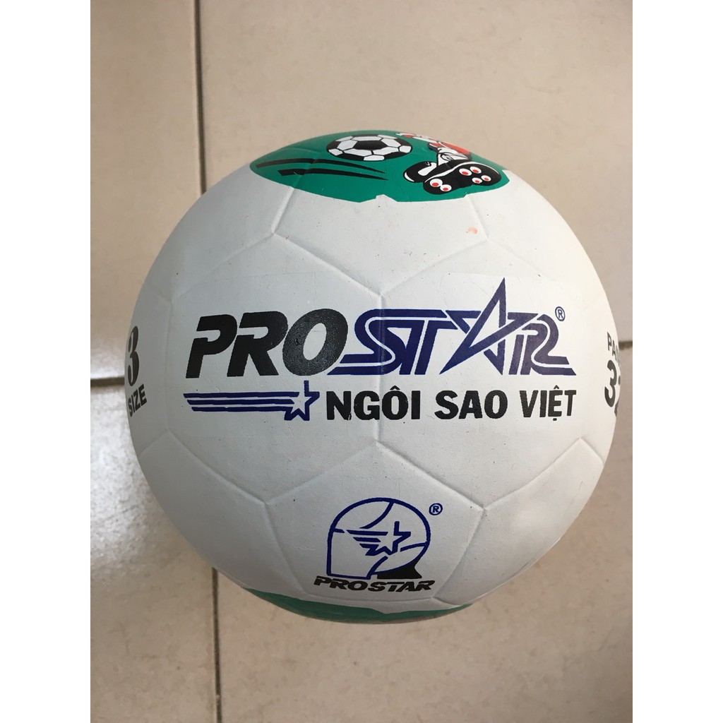 Bóng đá Prostar cao su số 2 3 4 5 ( Màu ngẫu nhiên )