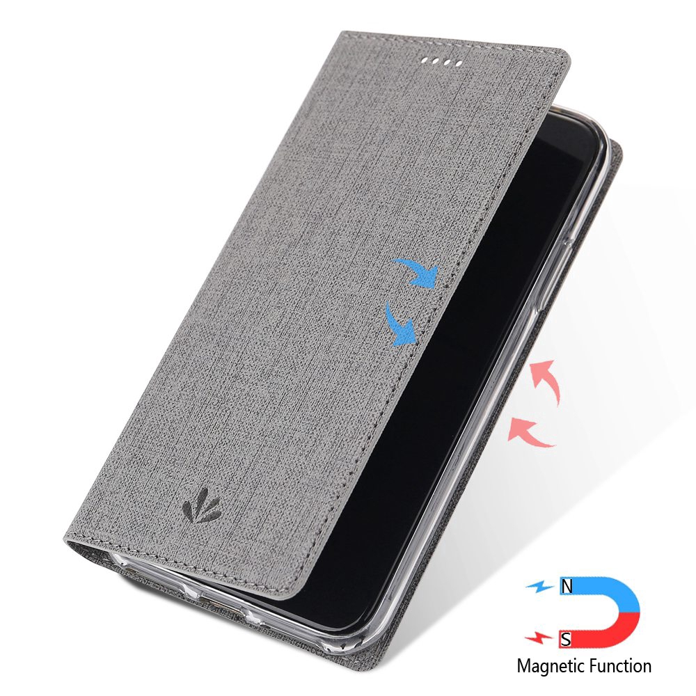 Bao da điện thoại Vili bằng PU dạng nắp lật từ tính đơn giản hợp thời trang có ngăn đựng thẻ cho Sony Xperia 1 II