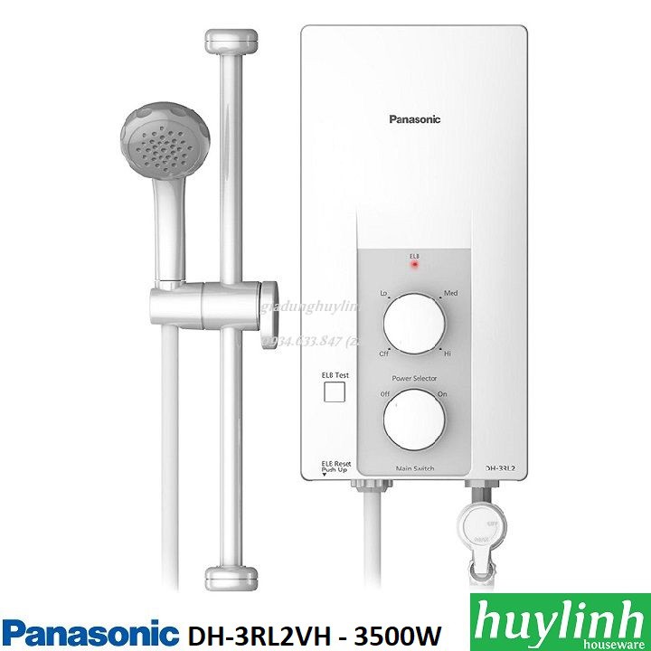 FREESHIP Máy nước nóng trực tiếp Panasonic DH-3RL2VH – 3500W