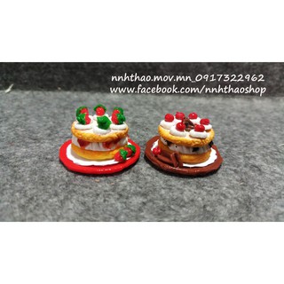 Minifood trang trí mô hình_Bánh kem