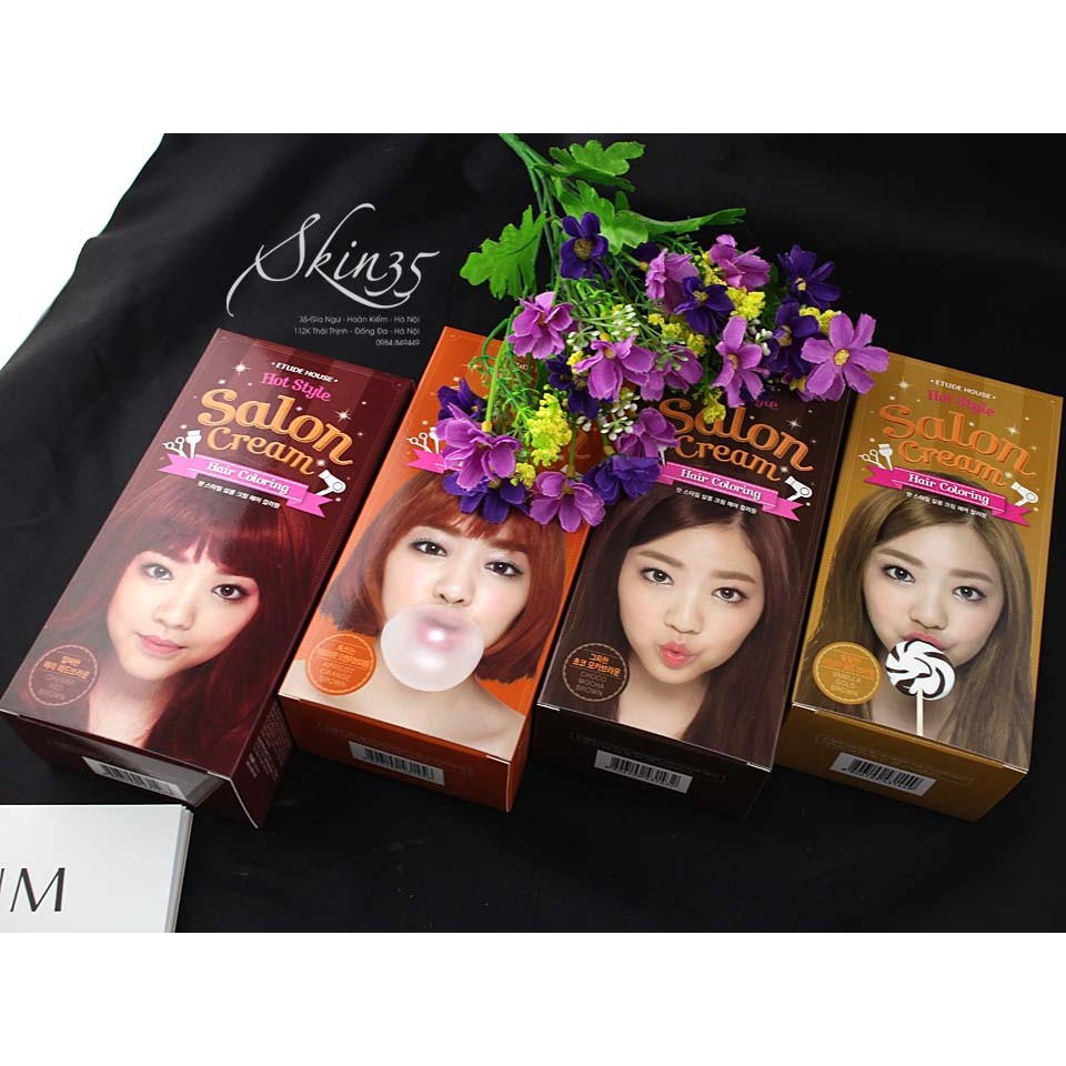 Nhuộm tóc kem Hot style salon cream hair coloring