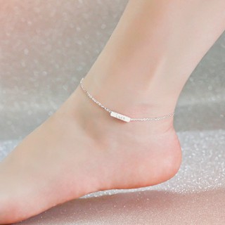 Lắc chân titan may mắn , trí tuệ , niềm tin, can đảm màu trắng