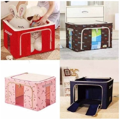 HỘP ĐỰNG CHĂN MÀN QUẦN ÁO KHUNG SẮT LOẠI 1