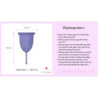 Combo 2 Cốc nguyệt san Claricup™