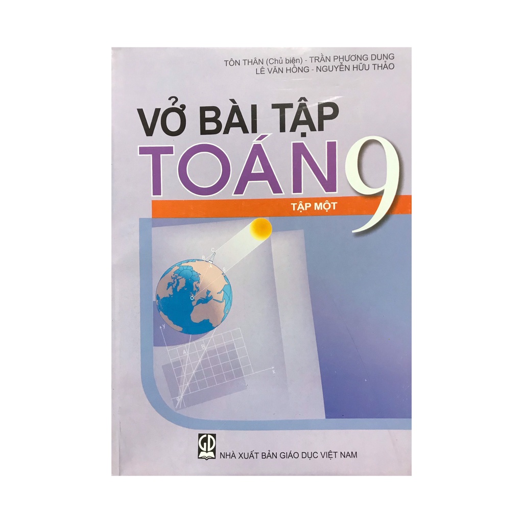 Sách Combo Vở bài tập toán 9 tập 1 ,vở bài tập toán 9 tập 2