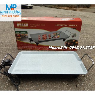 Bảo Hành 12T Bếp nướng vỉ nướng điện Osaka SK898 Đá Hoa Cương loại to
