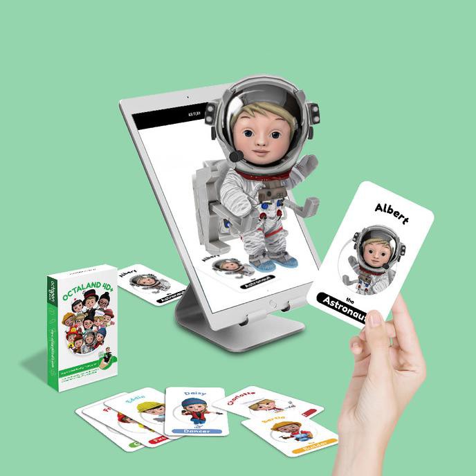 Thẻ Flashcards 4d + Thẻ Octaland - 4d Octagon Studio Đồ Chơi Giáo Dục Cho Bé