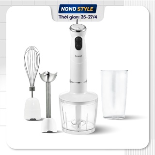 Bộ 6 món máy xay cầm tay CHIGO nghiền bột, đánh trứng, xay thịt - BH 12 THÁNG