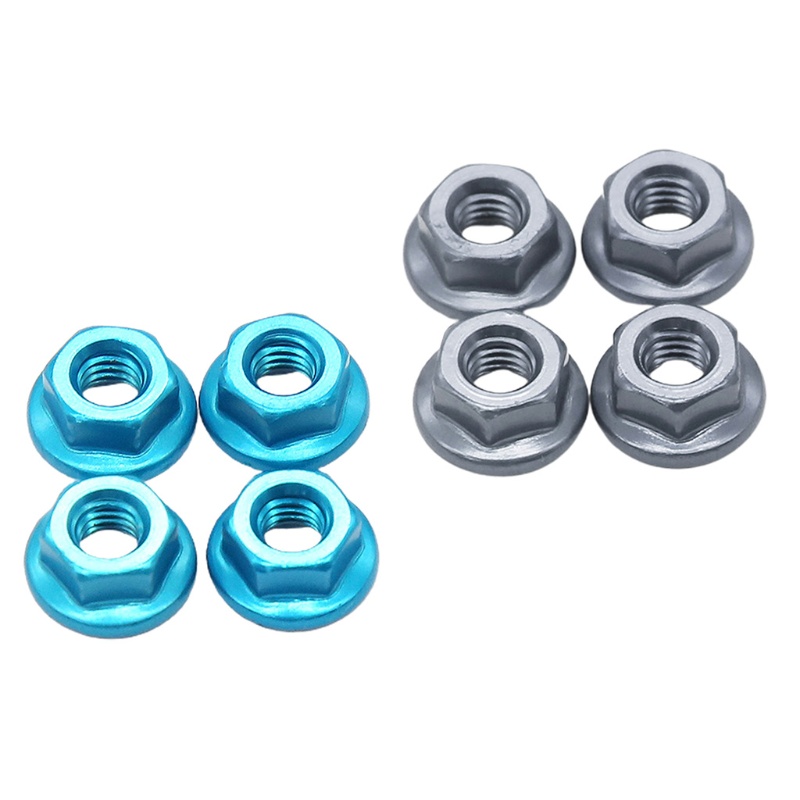 Bộ 4 Đai Ốc M4 Bằng Hợp Kim Nhôm Cho Xe Điều Khiển Từ Xa 1 / 10