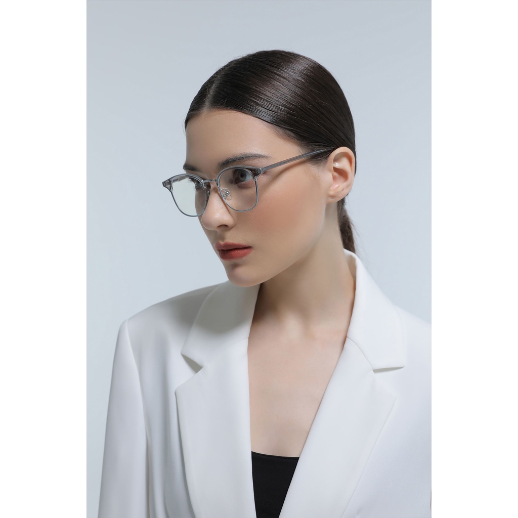 Gọng kính cận thời trang nam nữ mắt tròn chính hãng TOZY chống ánh sáng xanh - 9095