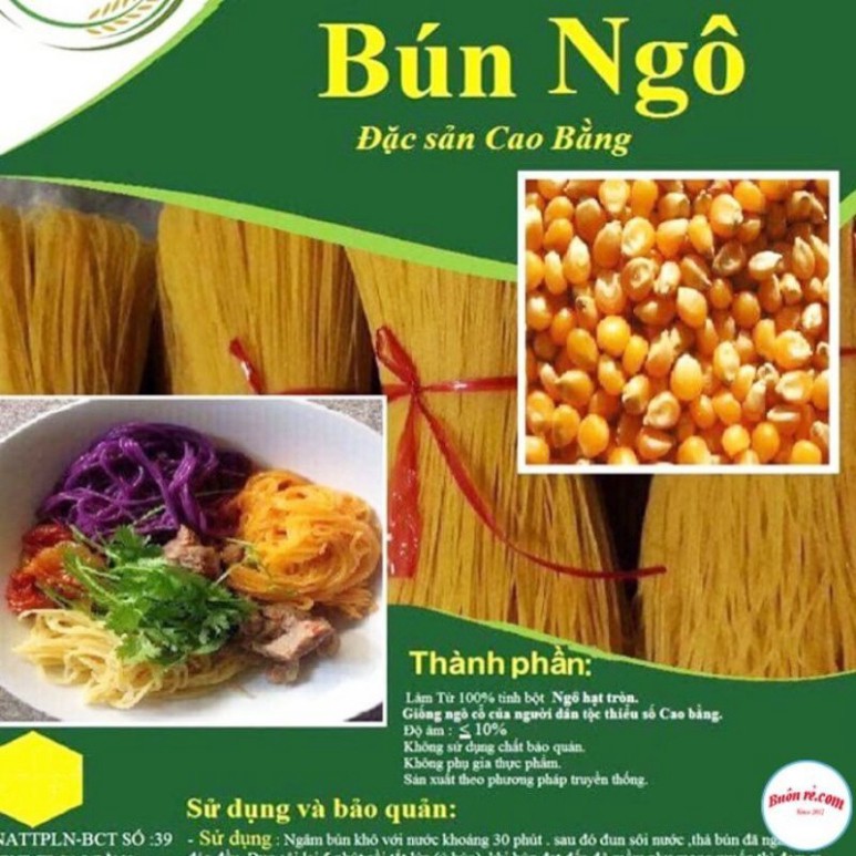 Giá rẻ nhất 500g Bún Ngô Eatclean Healthy đặc sản Cao Bằng