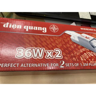 Bộ bóng đèn Điện Quang Double Wing 36W