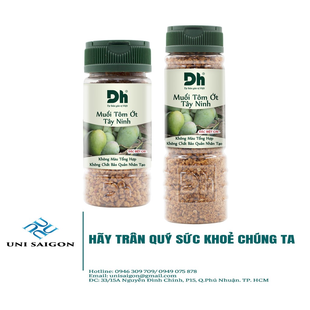 Hũ Muối Tôm Ớt Tây Ninh - Thương hiệu DH Foods