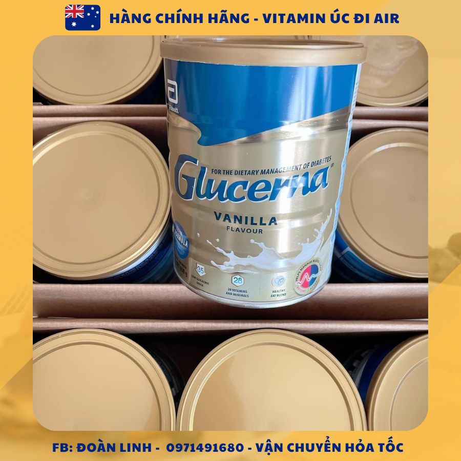 Sữa Glucerna 850gr Úc dành cho người tiểu đường