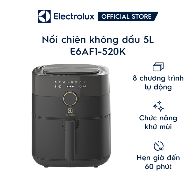 Nồi chiên không dầu Electrolux E6AF1-520K - 1750W