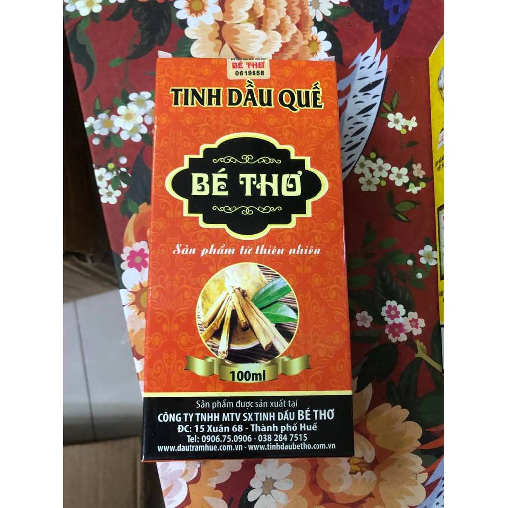 Tinh dầu Quế chính hãng bé Thơ