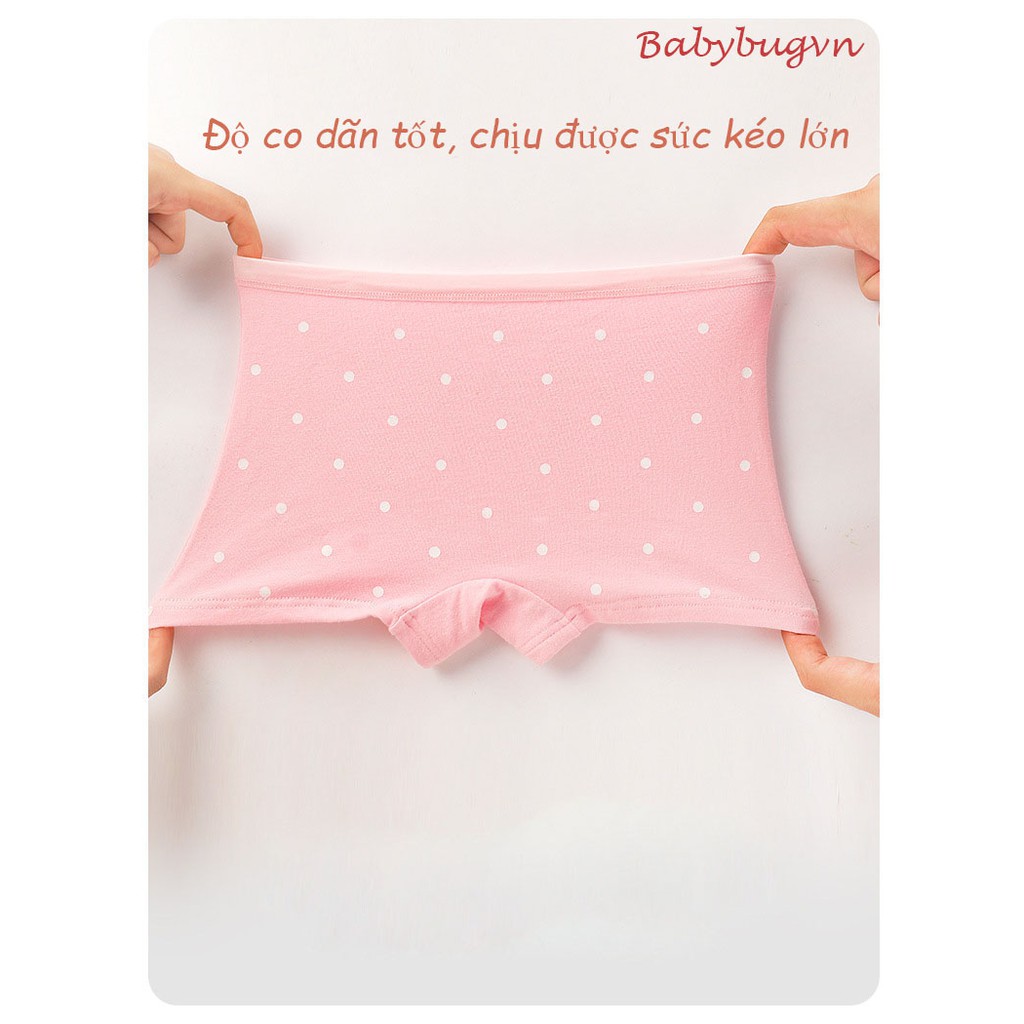 Quần chip bé gái làm tư bông tinh khiết - Babybugvn - Quần chip đùi cho bé gái