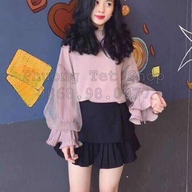 Combo Chân váy xếp ly tầng9