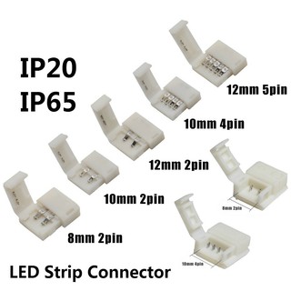 Đầu nối dây đèn LED IP20/IP65 8mm-2pin 10mm-2pin 10mm-4pin 10mm-5pin 12mm-5pin không hàn