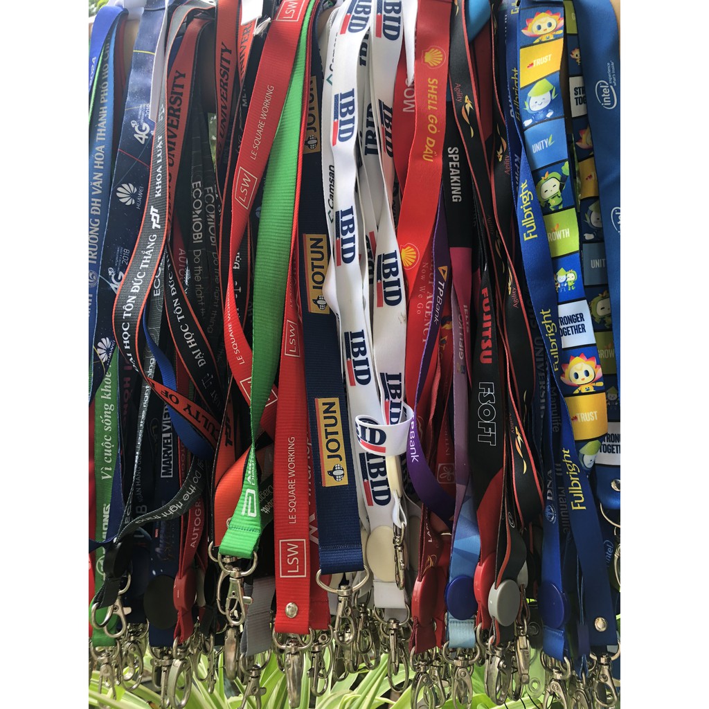 In Dây Đeo Thẻ Theo Yêu Cầu tại TP HCM - Sản xuất dây đeo thẻ.