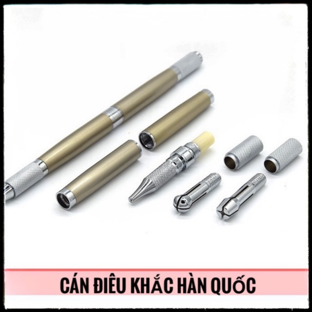 Cán Hàn Quốc cao cấp kẹp dao điêu khắc sợi lông mày _dụng cụ phun xăm