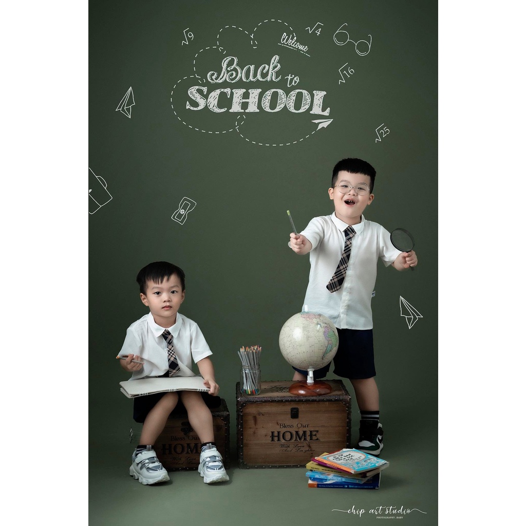 Set gile Hàn quốc phối cà vạt cho bé trai 9-30kg đi học, đi chơi...quần áo trẻ em Beekids Memory