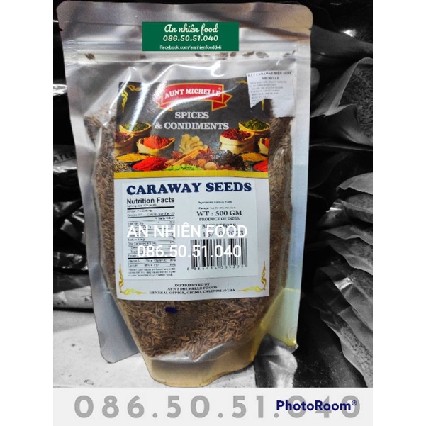 Caraway Seeds Gia Vị Nấu Món Âu Mỹ Aunt Michelle