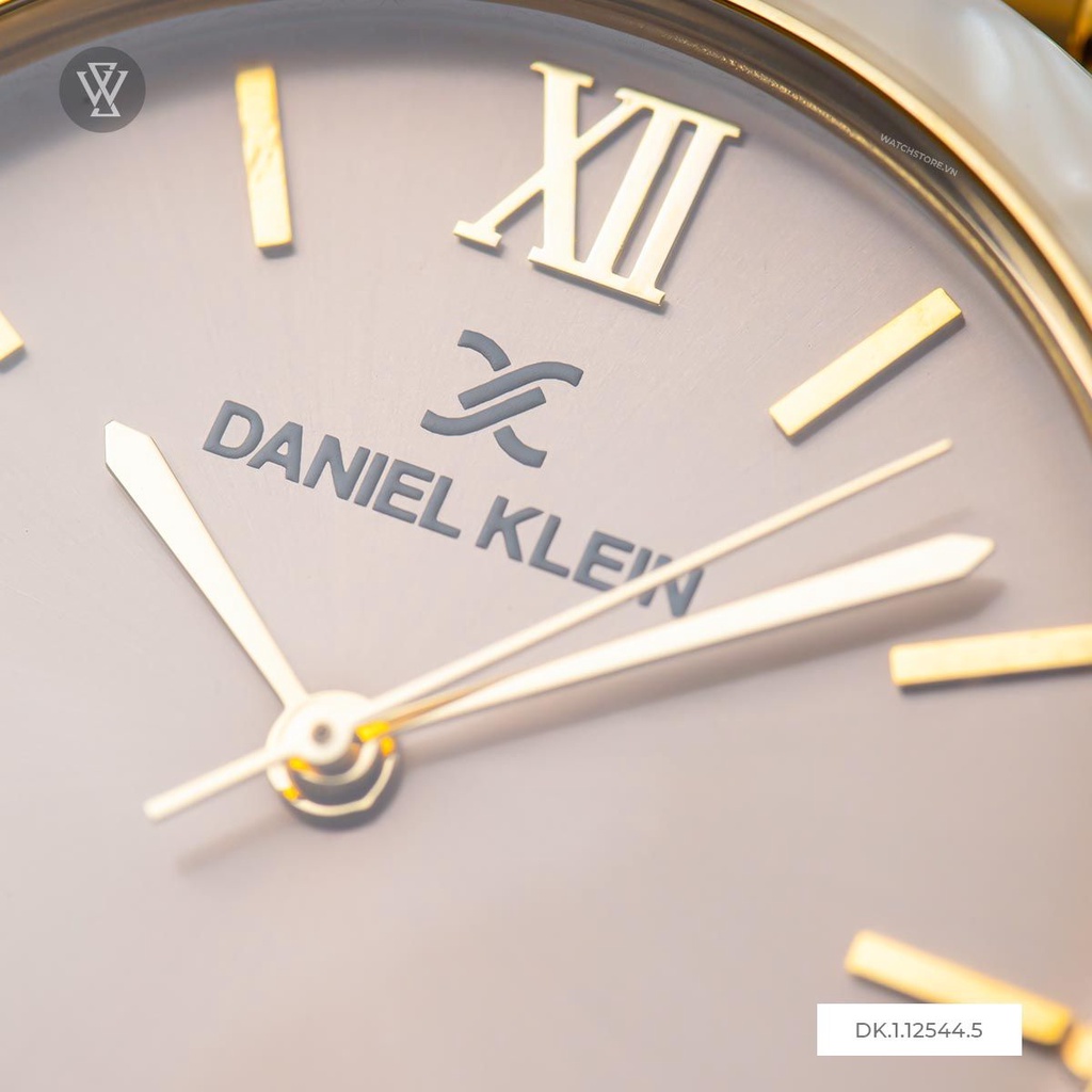Đồng Hồ Quartz Nữ Daniel Klein Premium Ladies WATCHSTORE DK.1.12544.5 Mặt Kính Khoáng 36mm, Dây Da, Vỏ Thép Không Gỉ