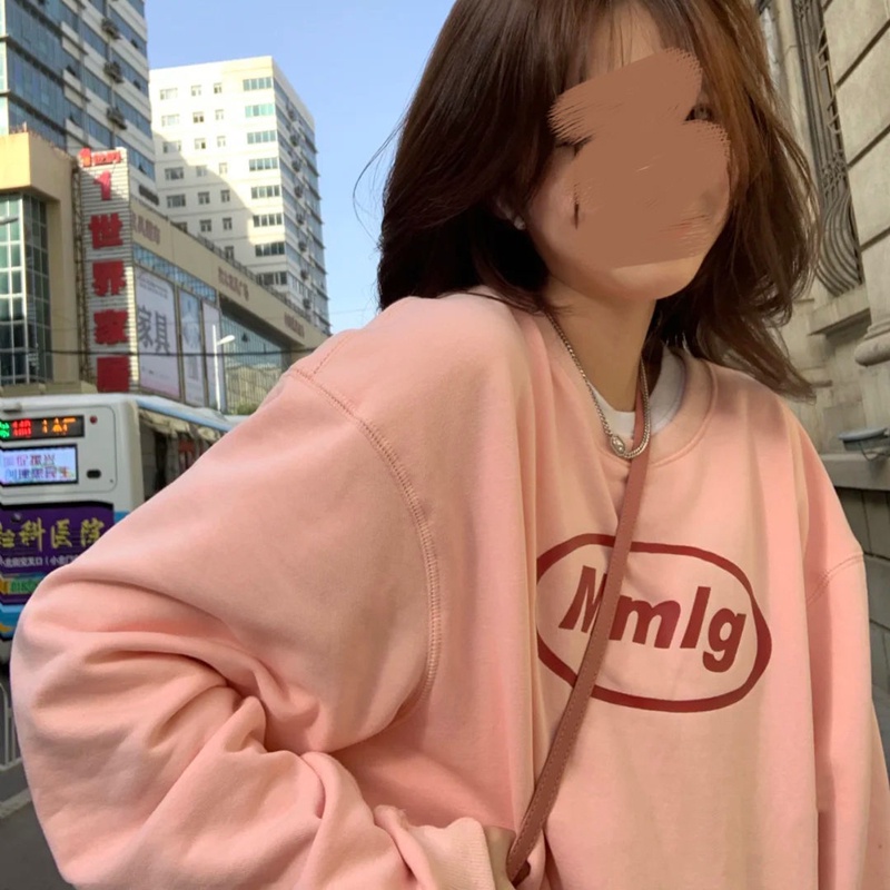 NRVP Áo Hoodie Thiết Kế Đơn Giản Thời Trang Hàn Quốc Cho Nữ