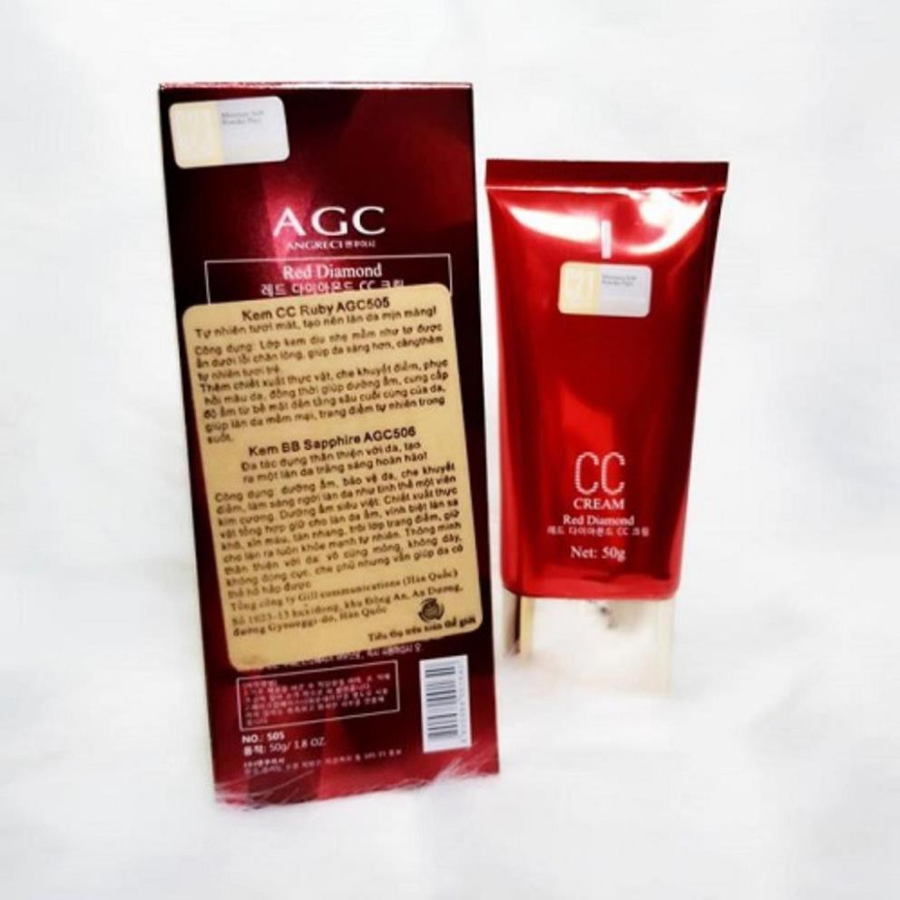 Kem nền AGC Red Diamond siêu che khuyết điểm siêu mịn | BigBuy360 - bigbuy360.vn