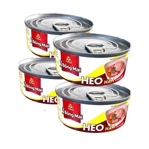 Đồ Hộp VISSAN 150g - ca xốt cà- heo 2 lát - bò 2 lát-heo hầm-pate thịt heo-