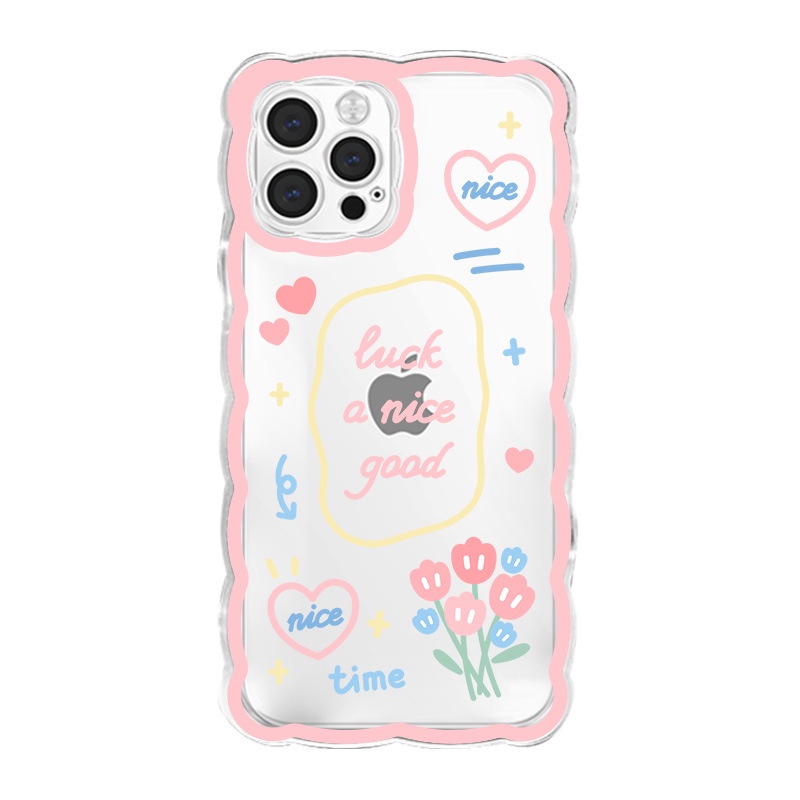 Ốp lưng iphone trong lượn sóng nice day 6/6s/6plus/6splus/7/7plus/8/8plus/xs/11/12/13/14/pro/max/plus/promaxTLS5