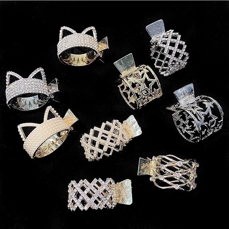 Kẹp Tóc Đính Ngọc Trai Nhân Tạo Thời Trang Hàn Quốc