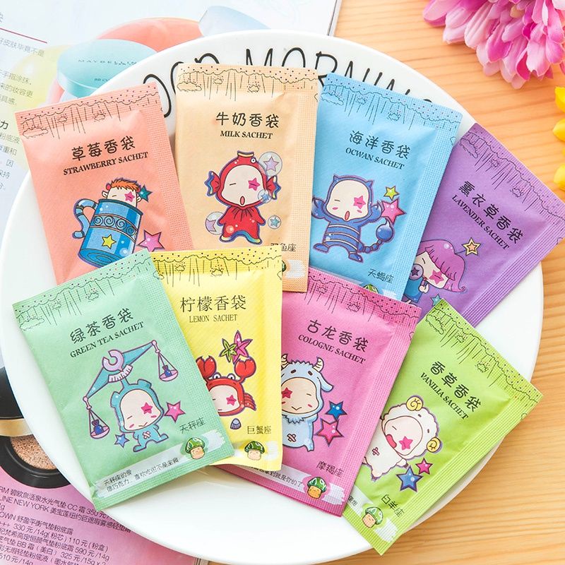TÚI THƠM MINI 12 CUNG HOÀNG ĐẠO ĐỂ TỦ QUẦN ÁO GIÀY DÉP
