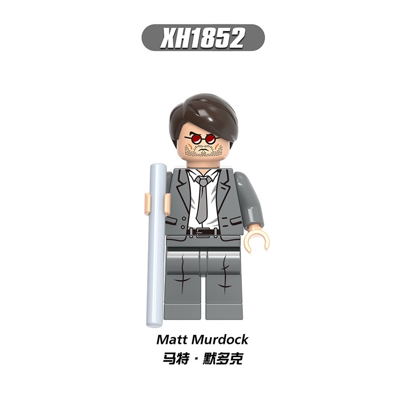 Big Minifigures Các Mẫu Nhân Vật  DC Kingpin Hawkeye Mẫu Mới  X0330 - Đồ Chơi Lắp Ráp Siêu Anh Hùng