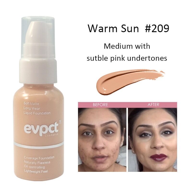 [Hàng mới về] Kem nền BB dạng lỏng màu lì độ che phủ cao lâu trôi chống thấm nước kiềm dầu 24 giờ cho mặt 30ml | BigBuy360 - bigbuy360.vn