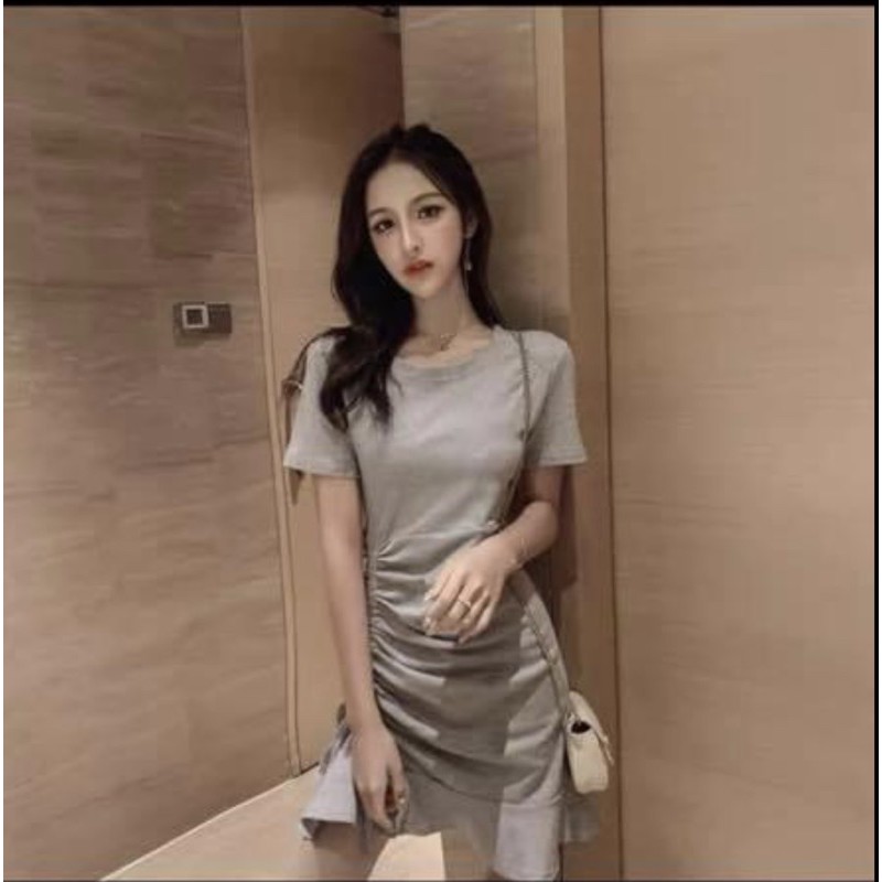 Sỉ Váy Cotton Đuôi Cá Rút Eo Sang Chảnh | BigBuy360 - bigbuy360.vn