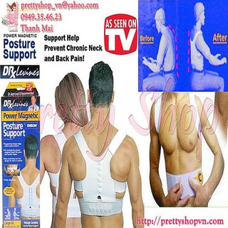 Đai thẳng lưng, hỗ trợ cột sống GA007 Posture Support