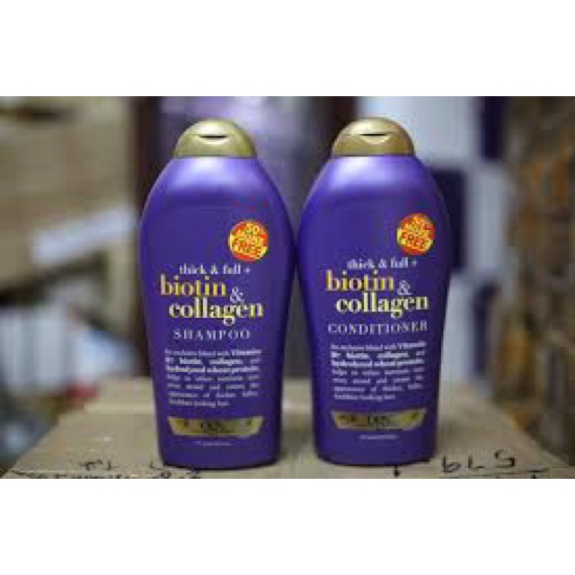 DẦU GỘI, DẦU XẢ OGX BIOTIN & COLLAGEN