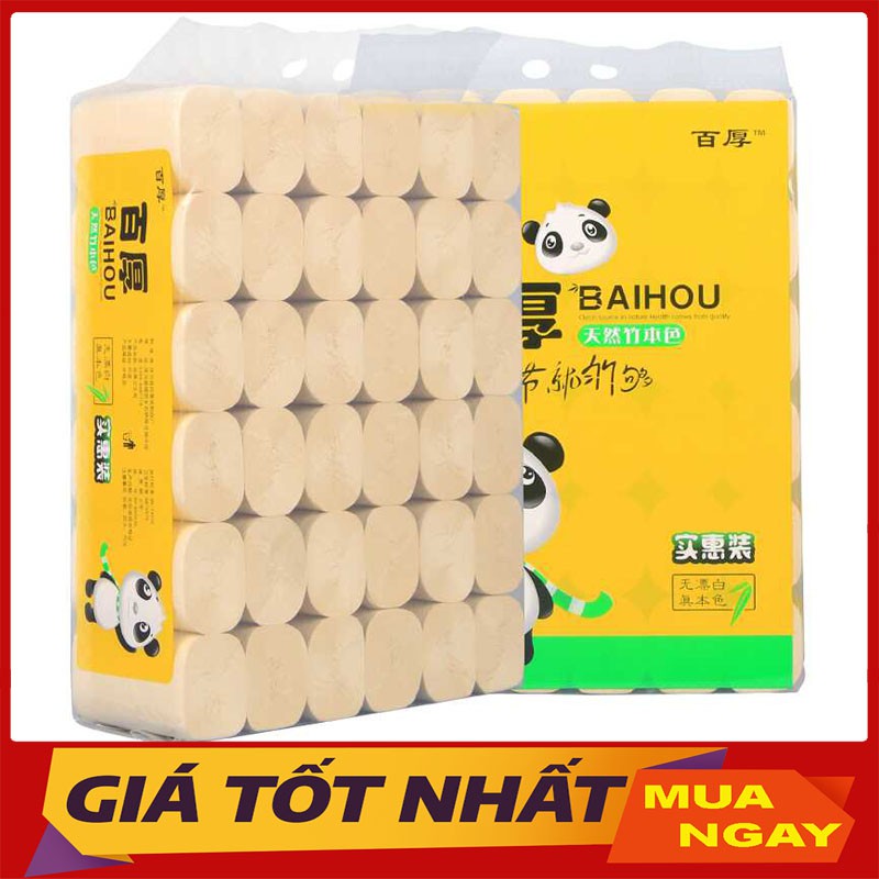 Giấy Vệ Sinh Gấu Trúc Loại 36 Quận-Giấy Cuộn Baihou Cực Dai GT001