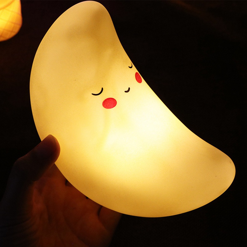 Đèn ngủ led để bàn hình kỳ lân/ mặt trăng đáng yêu