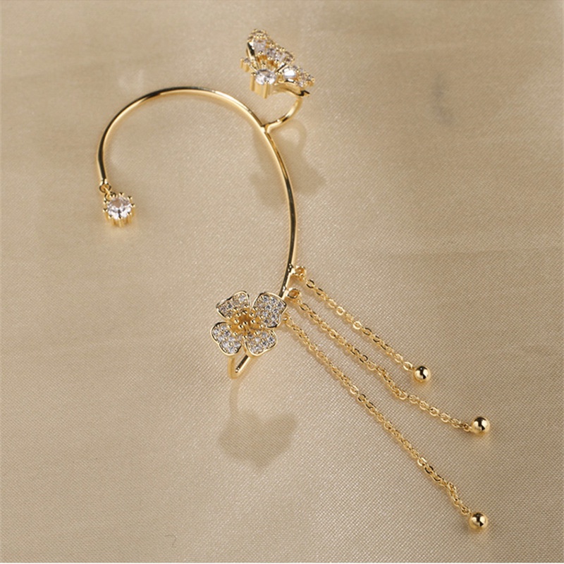 Kẹp Tóc Tua Rua Hình Bướm Đính Đá Phong Cách Thời Trang Mới 2022