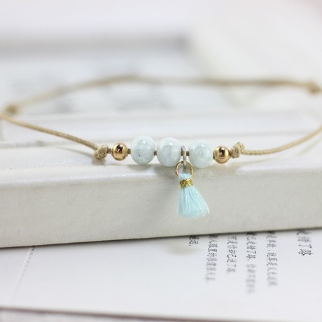 Lắc chân gốm tua rua nhiều màu phụ kiện thời trang Decorme | BigBuy360 - bigbuy360.vn