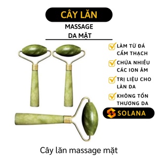 Con lăn massage da mặt bằng đá 1 đầu lăn 4160