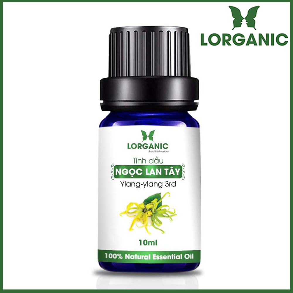 Tinh dầu ngọc lan tây Lorganic Ylang-Ylang 100% Natural Essential Oil 10ml