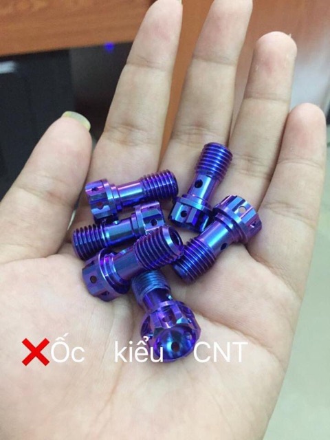 Ốc dầu heo thắng TITAN GR5 cho các loại heo dầu