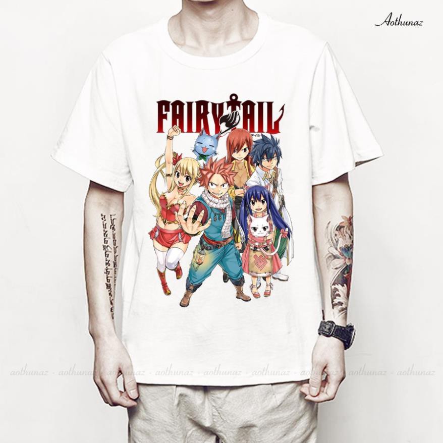 🔥SALE SỐC🔥 Áo thun Anime Hội Pháp Sư Fairy Tail Natsu - Mẫu mới Cotton Thái M2338 giá tốt nhât