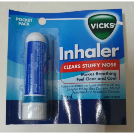 Ống hít thông mũi Vicks Inhaler